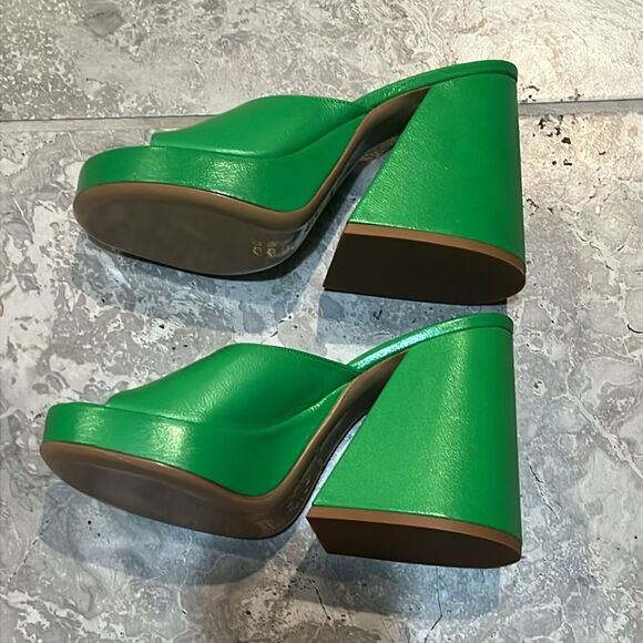 Simon Miller F229 Slice High Heel Sandals in Green, New, Size 36 - Picture 9 of 16
